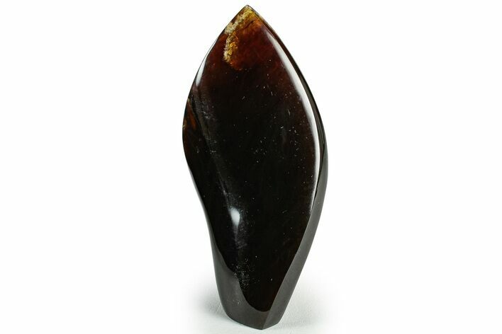 Tall, Free-Standing Polished Indonesian Blue Amber #311481